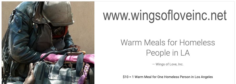 Donate Warm Meals for Homeless People in Los Angeles, California